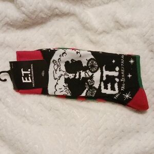 ET THE EXTRATERRESTRIAL CHRISTMAS SOCKS BE GOOD